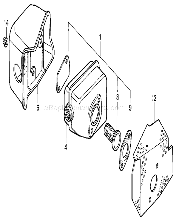 Toro 22166 (240000001-240999999)(2004) Lawn Mower Muffler Assembly Honda Gxv160k1 A1 Diagram