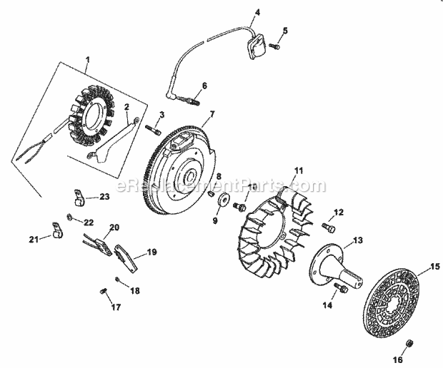 Toro 22306 (200000301-200999999) Dingo Tx 420 Traction Unit, 2000 Grou 5-Ignition/Electrical (Ch20s 64637 Kohler) Diagram