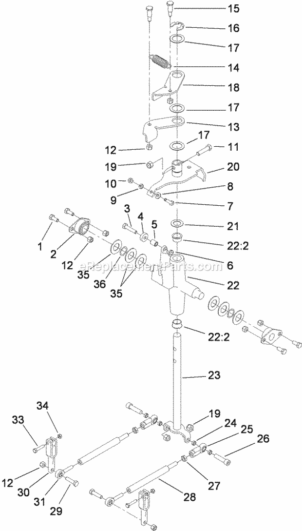 Toro 22321G (310000001-310999999) Tx 427 Compact Utility Loader, 2010 Traction Control Assembly Diagram