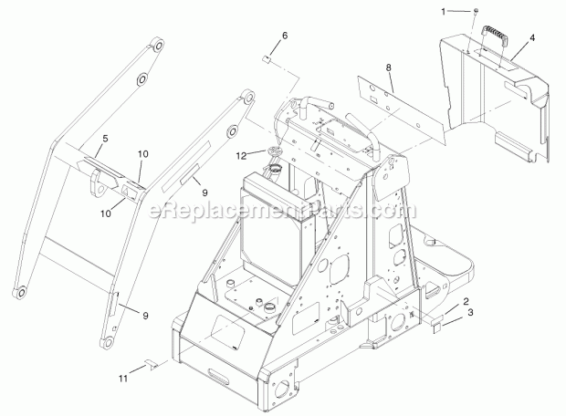Toro 22360 Ce Kit, 2002 And Later Dingo 320-d Compact Utility Loader Decal Assembly Diagram