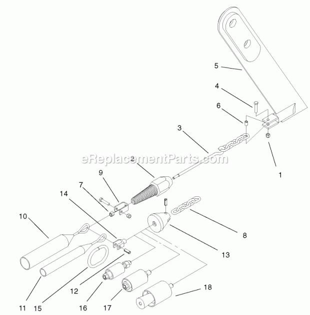 Toro 22910 (200000001-200999999) Vibratory Plow, Compact Utility Loaders, 2000 Opitional Pullers Diagram