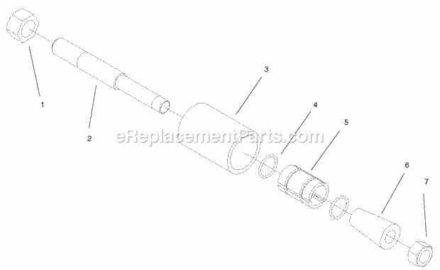 Toro 22910 (200000001-200999999) Vibratory Plow, Compact Utility Loaders, 2000 Puller Assembly No. 100-6285 Diagram