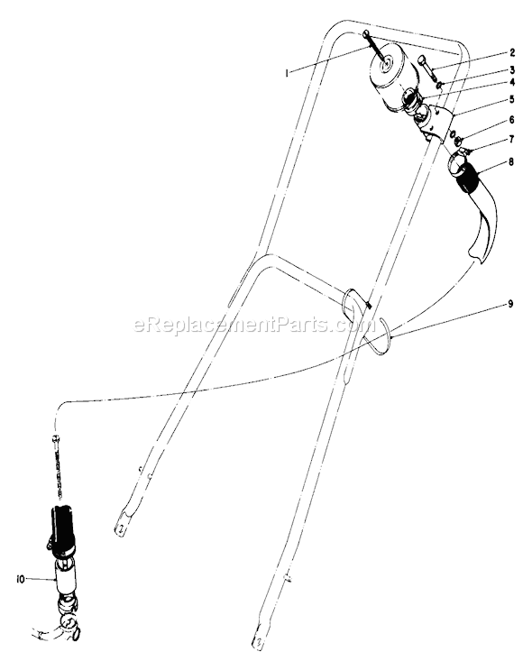 Toro 23022 (3000001-3999999)(1983) Lawn Mower Remote Air Cleaner Kit Diagram