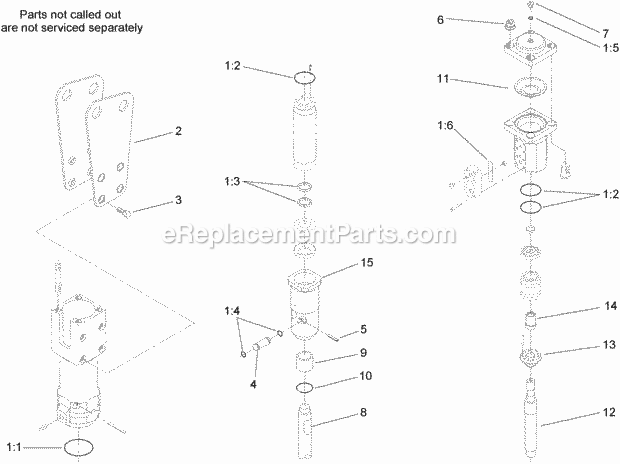 Toro 23135 (260000001-260999999) Concrete Breaker, Compact Utility Loaders, 2006 Power Head Assembly Diagram