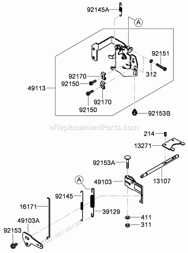 Toro 23208 (314000001-314999999) Stx-26 Stump Grinder, 2014 Control Equipment Assembly Diagram