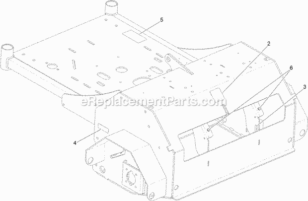 Toro 23518 (316000001-316999999) 30in Stand-on Aerator, 2016 Main Frame Decal Assembly No. 116-8138 Diagram
