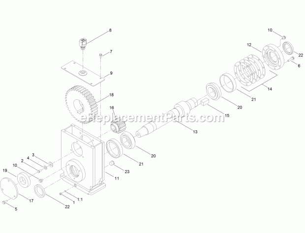 Toro 23800C (315000001-315999999) 2024 Directional Drill, 2015 Rotary Hydraulic Assembly No. 133-6207-03 Diagram
