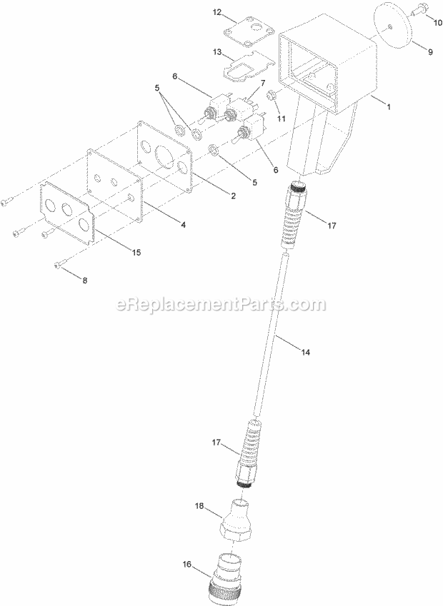 Toro 23800TE (313000001-313999999) 2024 Directional Drill, 2013 Life Jacket Assembly No. 125-1627 Diagram