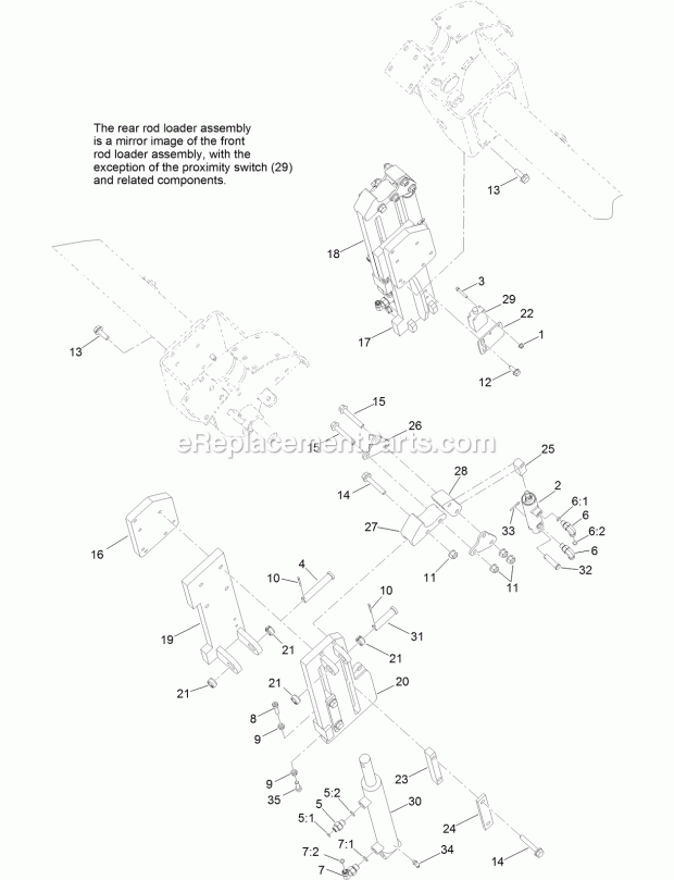 Toro 23800W (314000001-314999999) 2024 Directional Drill, 2014 Rod Loader Assembly Diagram