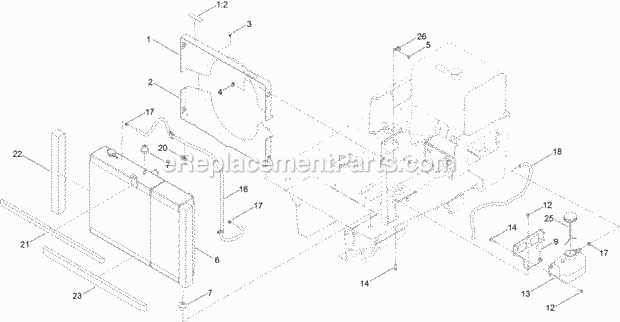 Toro 25403A (314000001-314999999) Pro Sneak 365 Vibratory Plow, 2014 Shroud Assembly Diagram
