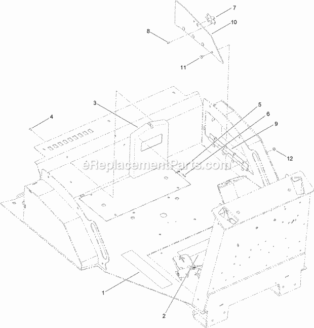 Toro 25450W (314000001-314000500) Rt1200 Traction Unit, 2014 Operator Storage Assembly Diagram