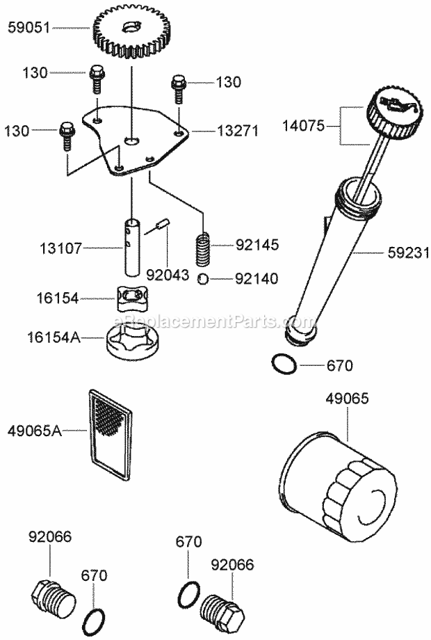 Toro 30033 (280000001-280999999) Commercial Walk-behind Traction Unit, 17hp Pistol-grip Hydro Drive, 2008 Lubrication Equipment Assembly Kawasaki Fh541v-Ds23 Diagram