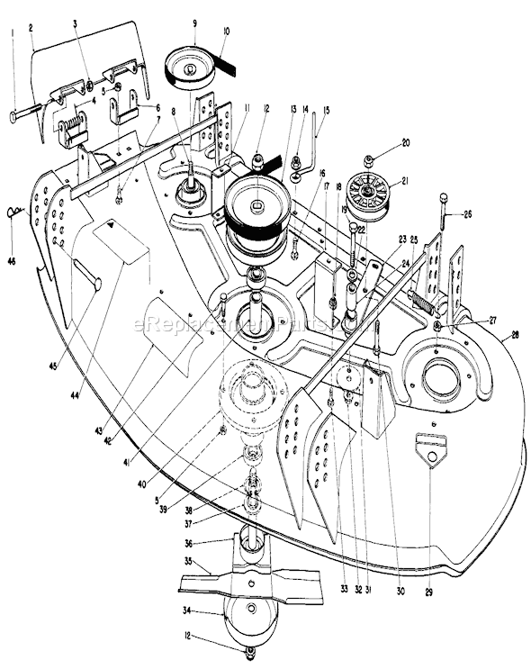 Toro 30111 (5000001-5999999)(1985) Lawn Mower 44