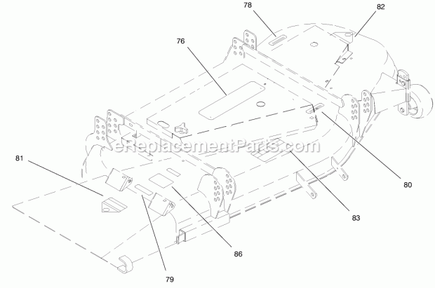 Toro 30151 (990001-999999) (1999) 52-in. Side Discharge Mower Decal Assembly Diagram