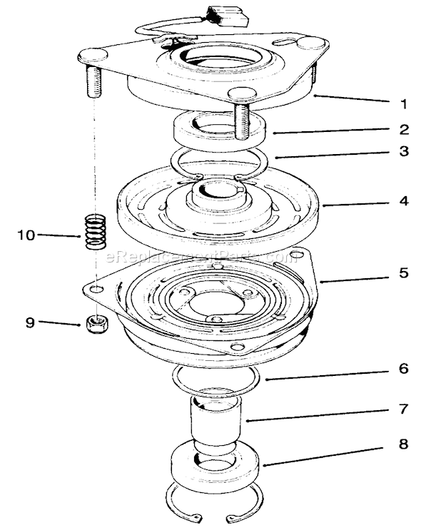 Toro 30156 (490001-499999)(1994) Lawn Mower Clutch Assembly Diagram