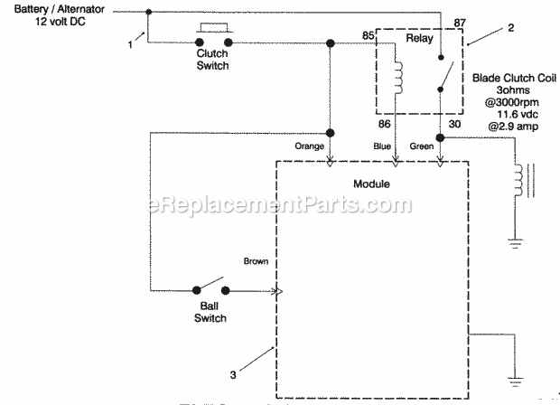 Toro 30165 (4900001-4999999) (1994) Lawn Mower Electric Schematic Diagram
