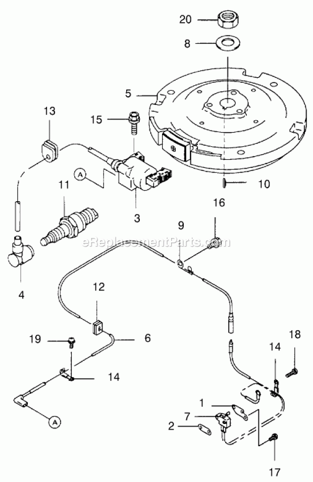 Toro 30171 (200000001-200999999) Mid-size Proline Gear, 12.5 Hp W/ 32-in. Sd Mower, 2000 Electrical Equipment (Kawasaki Fb460v-Ms14) Diagram