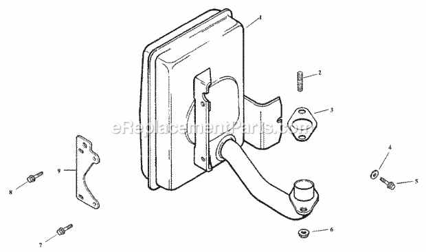 Toro 30318 (230000001-230999999) Mid-size Proline T-bar Gear, 15 Hp W/ 44-in. Sd Mower, 2003 Exhaust Assembly Kohler Cv15t-41604 Diagram