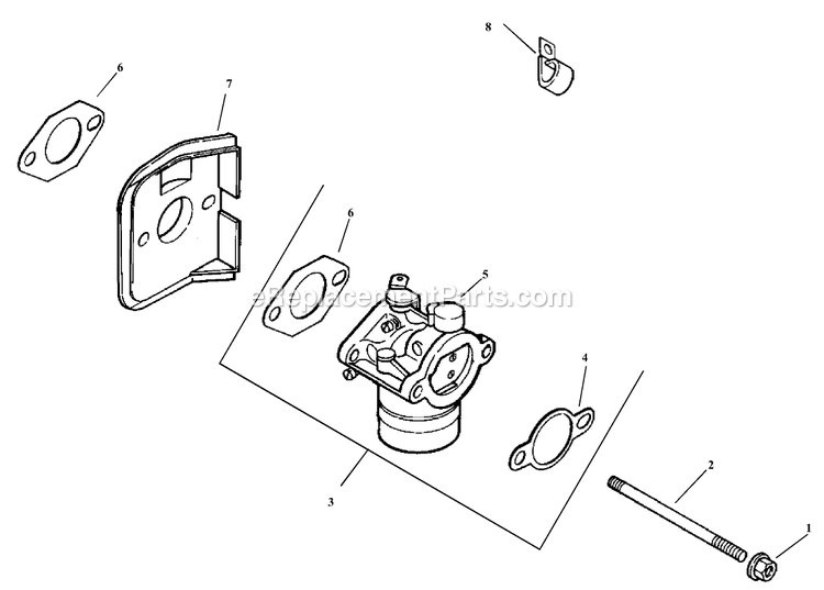 Toro 30430 (240000001-240999999)(2004) Mid-Size Proline Pistol Grip Gear, 15 Hp With 36in Side Discharge Mower Fuel System Assembly Diagram