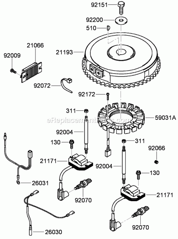 Toro 30498 (290000001-290999999) Commercial Walk-behind Mower, Floating Deck, Split Lever, Hydro Drive With 48in Turbo Force Cut Electric Equipment Assembly Kawasaki Fh580v-Fs28 Diagram