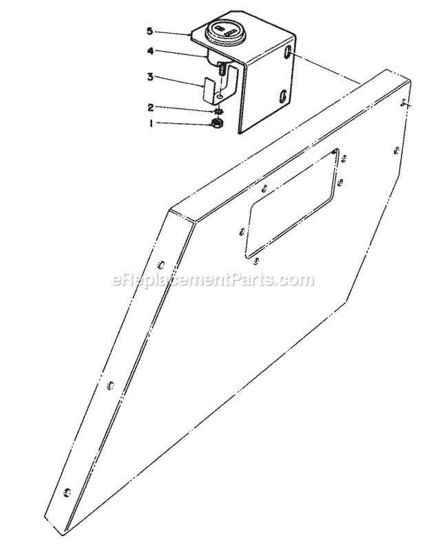 Toro 30544 (600001-699999) (1986) 44-in. Sd Mower, Gm 120 Hour Meter Kit No. 55-8450 (Optional) Diagram