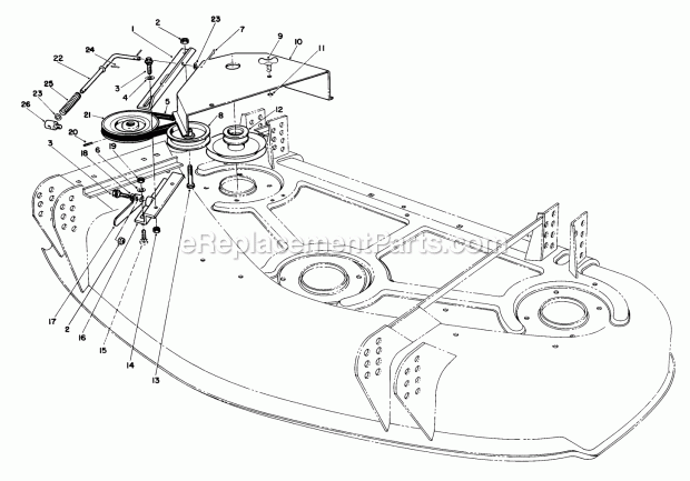 Toro 30544 (700001-799999) (1987) 44-in. Sd Mower, Gm 120 Grass Collection System Model No. 30571 (Optional) Diagram