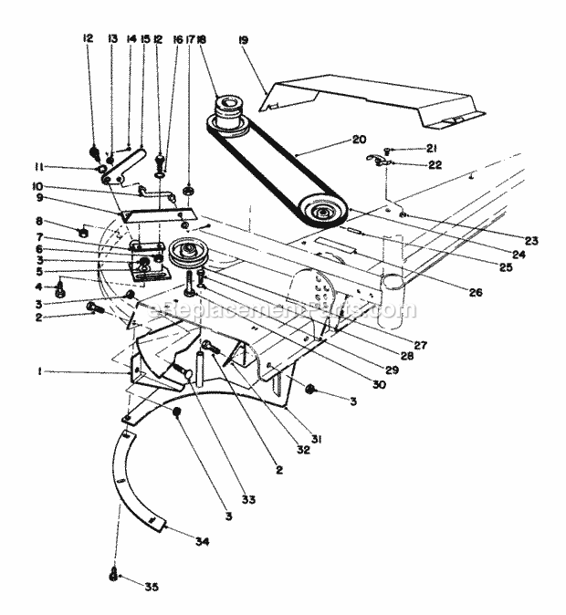 Toro 30544 (700001-799999) (1987) 44-in. Sd Mower, Gm 120 Grass Collection System Model No. 30576 (Optional) Diagram