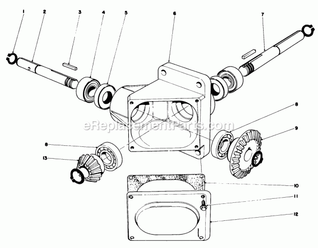 Toro 30560 (2000001-2999999) (1982) 52-in. Rear Discharge Mower Page E Diagram