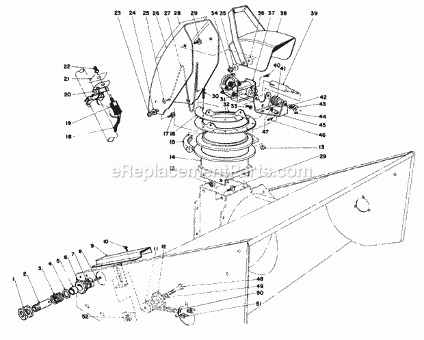 Toro 30560 (5000001-5999999) (1985) 52-in. Rear Discharge Mower Page E Diagram