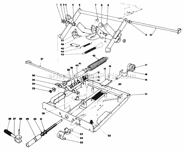 Toro 30562 (5000001-5999999) (1985) 62-in. Sd Mower, Gm 200 Series Page S Diagram