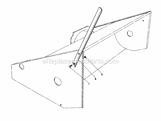 Toro 30572 (90001-99999) (1979) 48-in. Snowthrower Adapter Kit, Groundsmaster 52 Drift Cutter Kit No. 30-1000 (Optional) Diagram