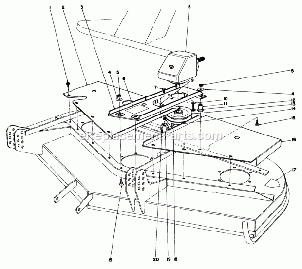 Toro 30575 (200001-299999) (1992) 72-in. Side Discharge Mower Page S Diagram
