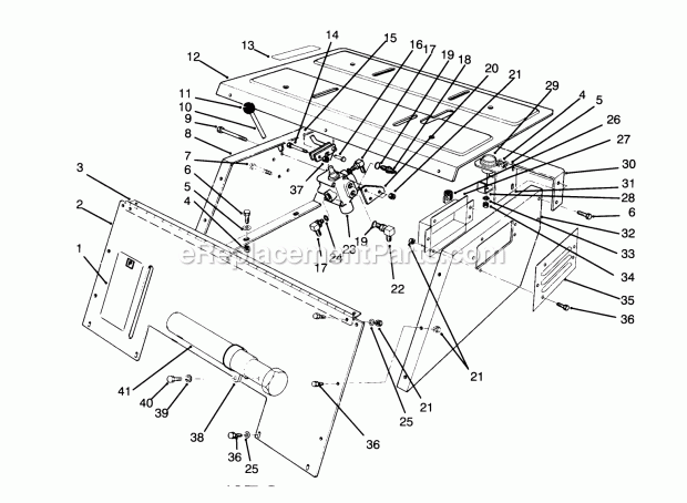 Toro 30718 (4900001-4999999) (1994) Proline 118 Seat Support Assembly Diagram