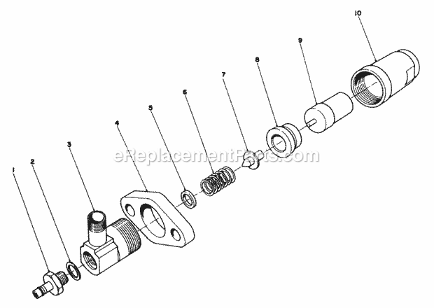 Toro 30721 (100001-199999) (1981) 72-in. Side Discharge Mower Nozzle & Holder Assembly No. 42-8110 Diagram