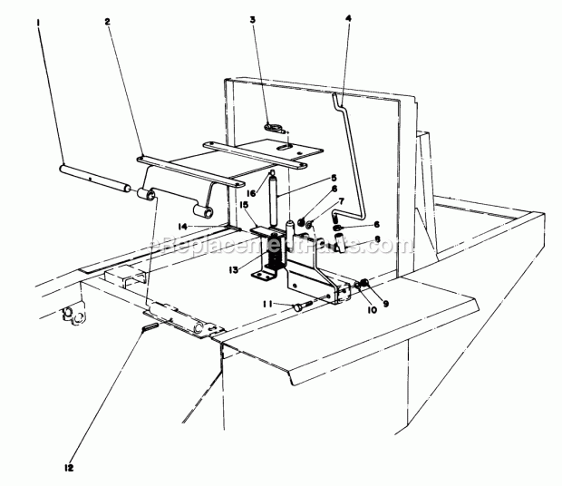 Toro 30721 (400001-499999) (1984) 72-in. Side Discharge Mower Page AM Diagram