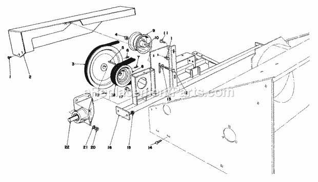 Toro 30721 (500001-599999) (1985) 72-in. Side Discharge Mower Page D Diagram