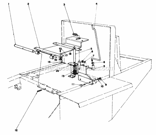 Toro 30721 (700001-799999) (1987) 72-in. Side Discharge Mower Page T Diagram