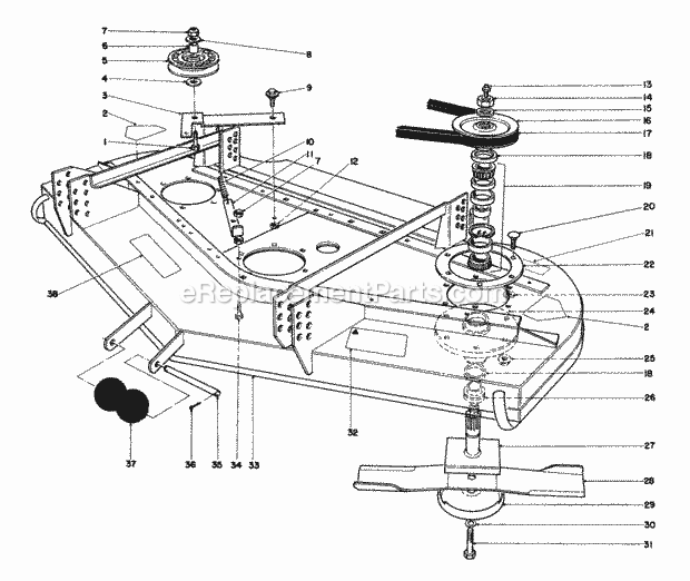 Toro 30754 (7000001-7999999) (1987) Groundsmaster 117 Page Y Diagram