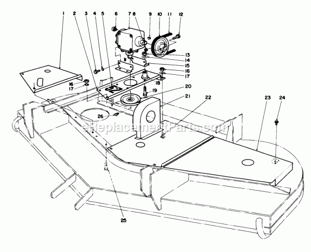 Toro 30768 (0000001-0999999) (1990) 52-in. Rear Discharge Mower Page AG Diagram