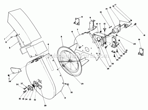 Toro 30768 (0000001-0999999) (1990) 52-in. Rear Discharge Mower Page AY Diagram