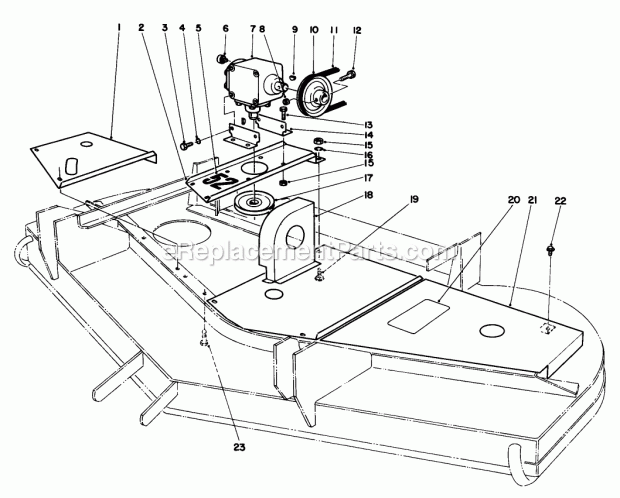 Toro 30768 (7000001-7999999) (1987) 52-in. Rear Discharge Mower Page Z Diagram