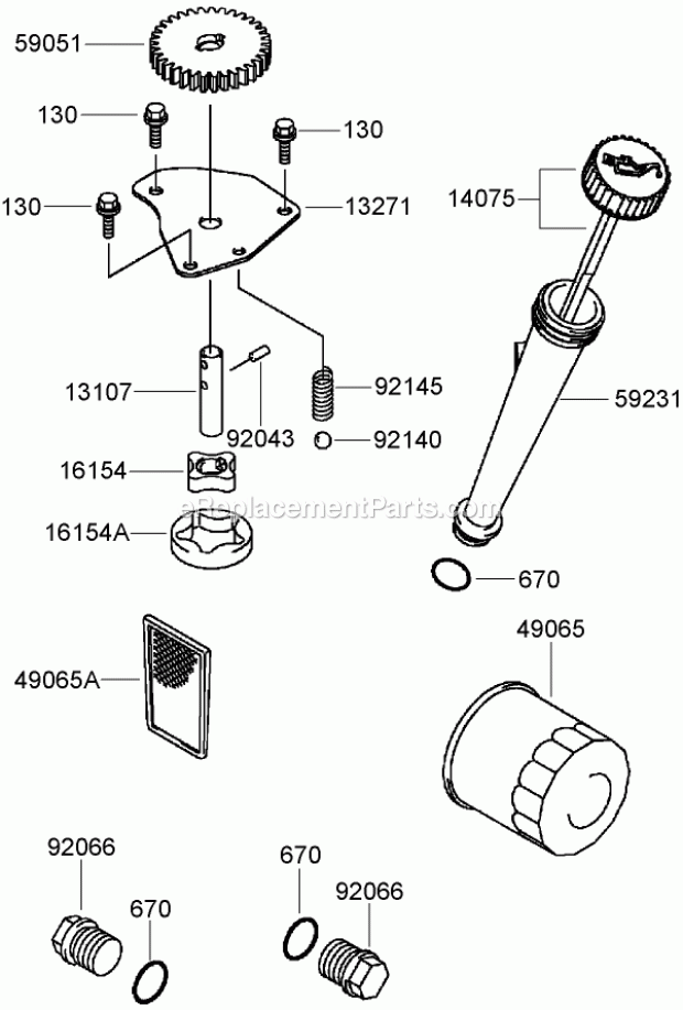 Toro 30986 (280000001-280999999) Commercial Walk-behind Mower, Fixed Deck Pistol Grip Hydro With 40in Turbo Force Cutting Unit, Lubrication Equipment Assembly Kawasaki Fh430v-Cs25 Diagram