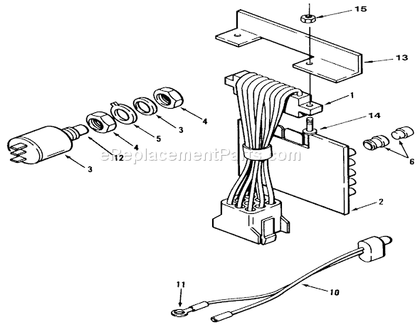 Toro 31-16O803 (1000001-1999999)(1991) Lawn Tractor Electrical System Diagram