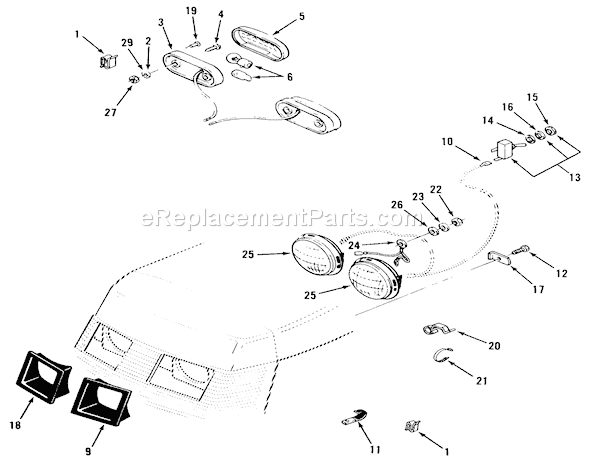 Toro 31-16O803 (1000001-1999999)(1991) Lawn Tractor Page L Diagram