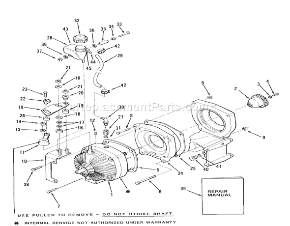 Toro 31-18OE02 (1989) Lawn Tractor Automatic Transmission-516-H & 518-H Diagram
