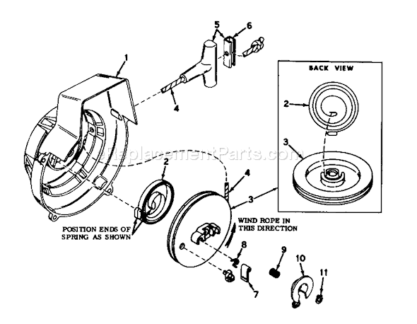 Toro 31501 (8000001-8999999)(1968) Snowthrower Page E Diagram