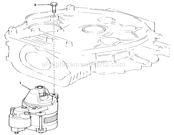 Toro 32-10BE02 (1000001-1999999)(1991) Lawn Tractor 12hp Engine Starter Assembly Diagram