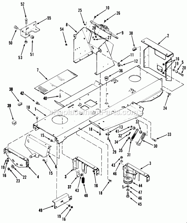 Toro 32-1205A1 (1000001-1999999) (1991) 212-5 Tractor Page T Diagram