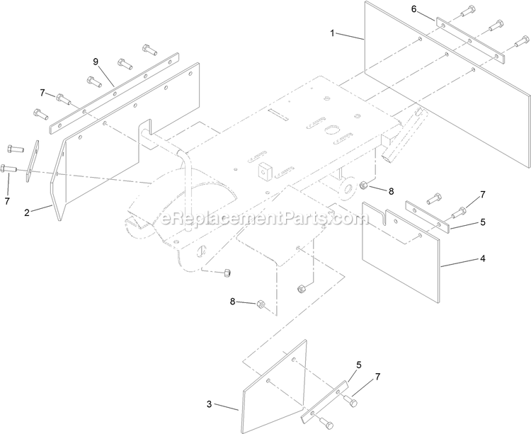 Toro 32610 (312000001-312999999)(2012) Sgr-6 Stump Grinder Flap Assembly Diagram