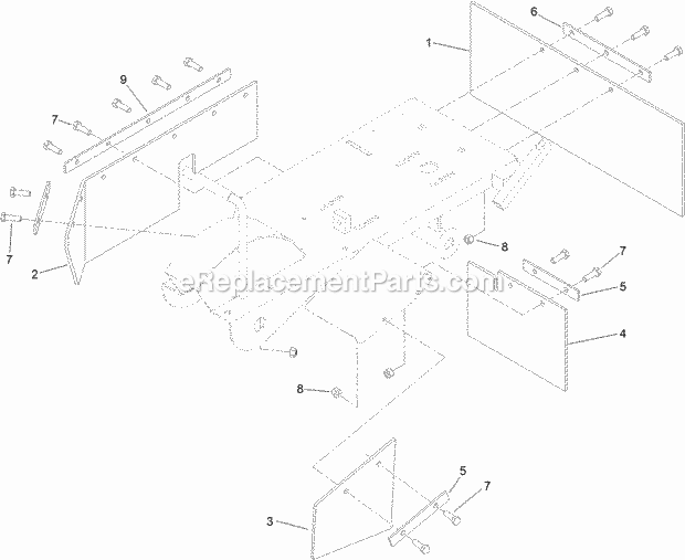 Toro 32610 (312000001-312999999) Sgr-6 Stump Grinder, 2012 Flap Assembly Diagram